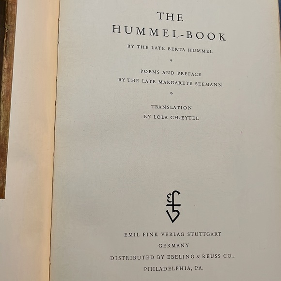 The Hummel Book by the late Berta Hummel 3rd Edition 1951 HC/DJ - Picture 2 of 16
